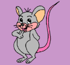 Dibujo Ratón pintado por panchi