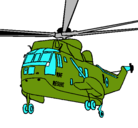 Dibujo Helicóptero al rescate pintado por VETELAROCAFI
