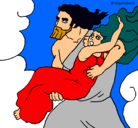 Dibujo El rapto de Perséfone pintado por angl