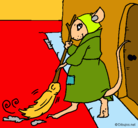 Dibujo La ratita presumida 1 pintado por sherin