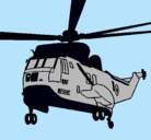 Dibujo Helicóptero al rescate pintado por dayron