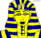 Dibujo Tutankamon pintado por AZAR