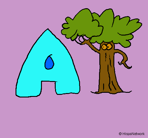 Dibujo Árbol pintado por DANIR