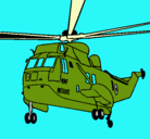 Dibujo Helicóptero al rescate pintado por fabro