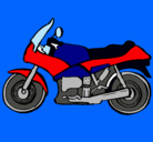 Dibujo Motocicleta pintado por kika