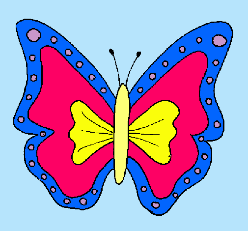 Dibujo Mariposa pintado por princessa9