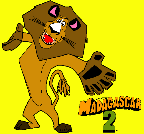 Dibujo Madagascar 2 Alex 2 pintado por chapu77