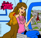 Dibujo Barbie llega a París pintado por belenchuti