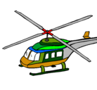 Dibujo Helicóptero  pintado por micho