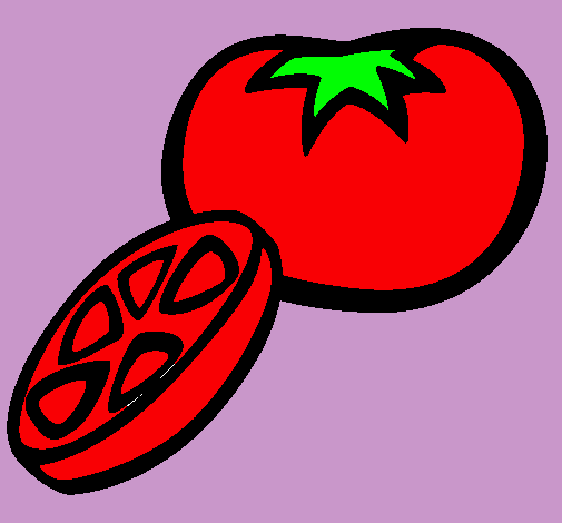 Dibujo Tomate pintado por alvarodelara