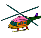 Dibujo Helicóptero  pintado por Tayib