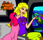 Dibujo Barbie llega a París pintado por maider