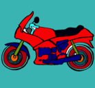 Dibujo Motocicleta pintado por pimguino