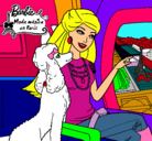 Dibujo Barbie llega a París pintado por  shywgds