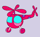 Dibujo Helicóptero adornado pintado por angye_602