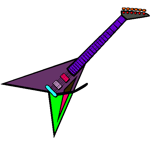 Dibujo Guitarra eléctrica II pintado por jaime6