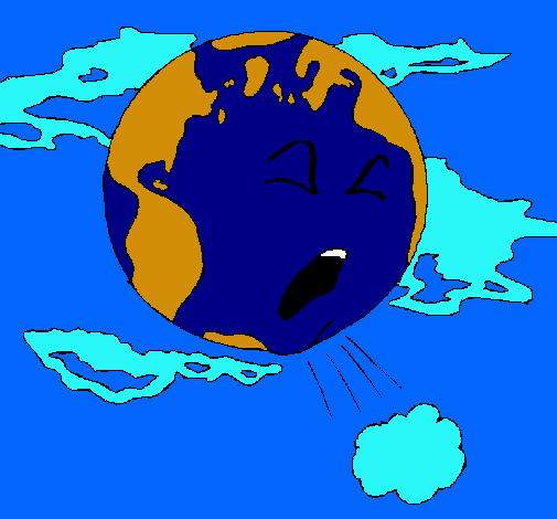 Dibujo Tierra enferma pintado por h0bdd
