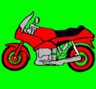 Dibujo Motocicleta pintado por jagger