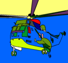 Dibujo Helicóptero al rescate pintado por cintiaaguilera