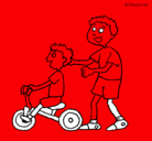 Dibujo Triciclo pintado por Tio-Pupi