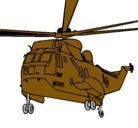 Dibujo Helicóptero al rescate pintado por kuki