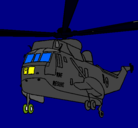Dibujo Helicóptero al rescate pintado por codelyoko