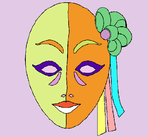 Dibujo Máscara italiana pintado por maggysam
