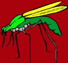 Dibujo Mosquito pintado por aroncete
