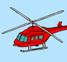 Dibujo Helicóptero  pintado por sili