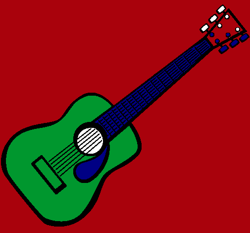 Dibujo Guitarra española II pintado por fer9