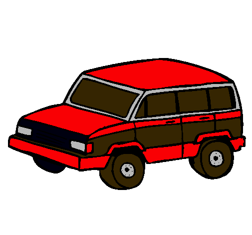 Dibujo Coche 4x4 pintado por Ernestop