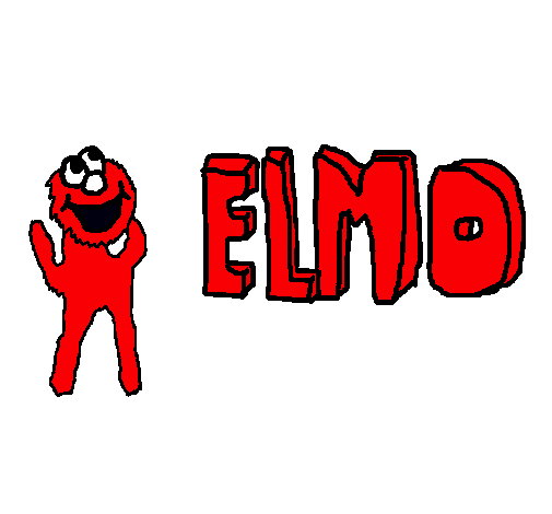 Dibujo Elmo pintado por cesa