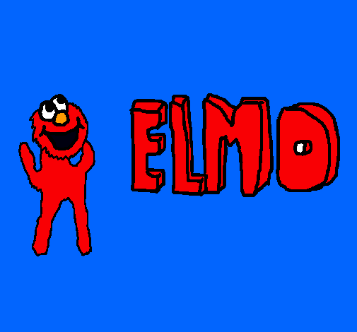 Dibujo Elmo pintado por cesa