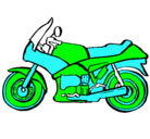 Dibujo Motocicleta pintado por vitico