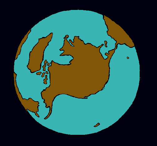 Dibujo Planeta Tierra pintado por eduardo51