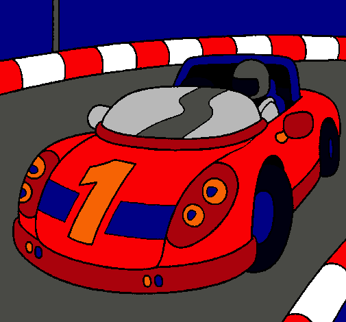 Dibujo Coche de carreras pintado por salva54