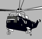 Dibujo Helicóptero al rescate pintado por alexandro