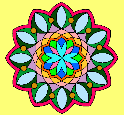 Dibujo Mandala 20 pintado por Nataly2000