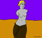 Dibujo Venus de Milo pintado por ainara