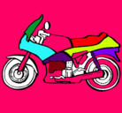 Dibujo Motocicleta pintado por ARELI