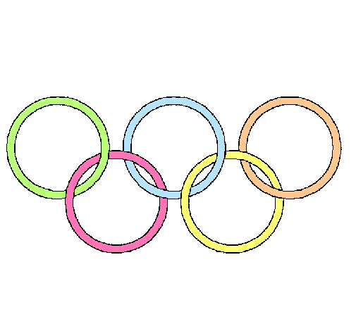Dibujo Anillas de los juegos olimpícos pintado por _bianca100