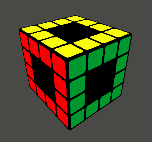 Dibujo Cubo de Rubik pintado por Solchuu98