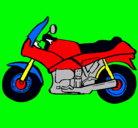 Dibujo Motocicleta pintado por aaaaaa
