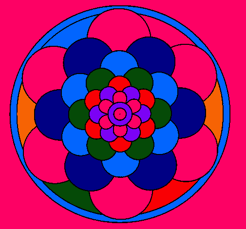 Dibujo Mandala 22 pintado por amalia