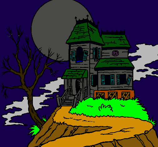 Dibujo Casa encantada pintado por YULI136