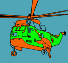 Dibujo Helicóptero al rescate pintado por jhoanander