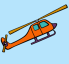 Dibujo Helicóptero de juguete pintado por alespino