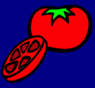 Dibujo Tomate pintado por verokii