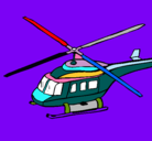 Dibujo Helicóptero  pintado por dudu