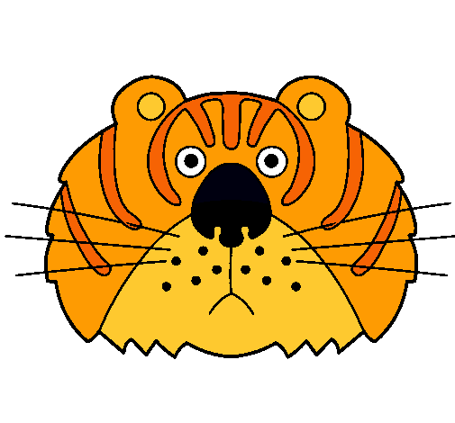 Dibujo Tigre III pintado por majo